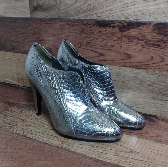 sam edelman silver booties